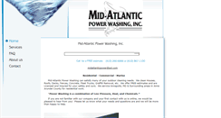 Desktop Screenshot of midatlanticpowerwashing.com